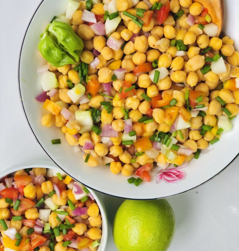 citrus chickpea salad