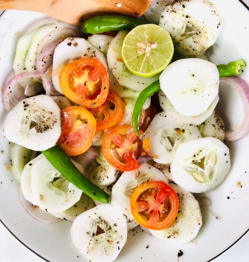 low calorie cucumber salad