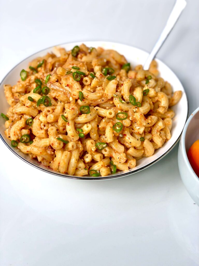 garlic and tomato pasta